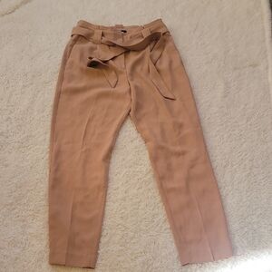 🍍3 For 50🍍Express Women's Tan Trousers with Tie Belt